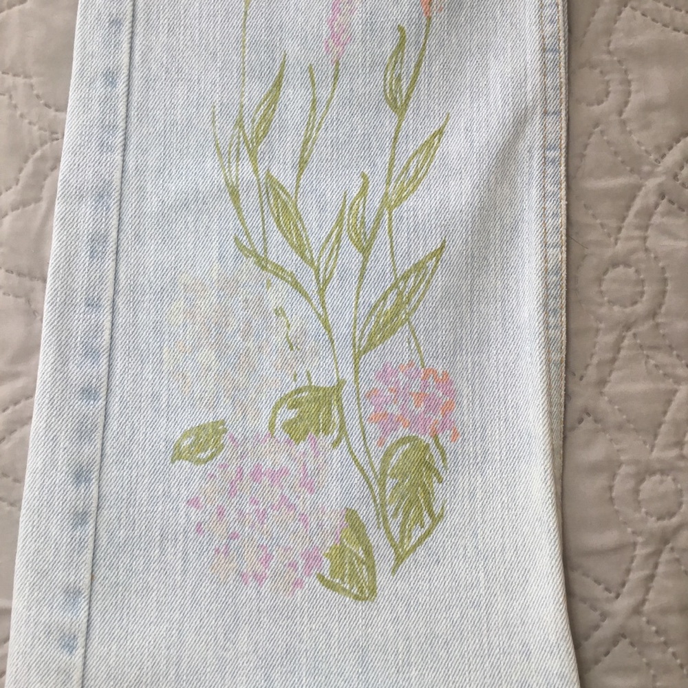 Vintage Polo Ralph Lauren Painted Cropped Flare - Picture 4 of 10
